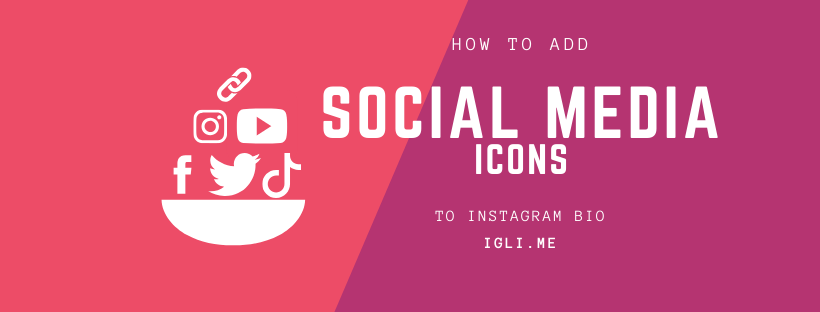 How to add social media icons to instagram