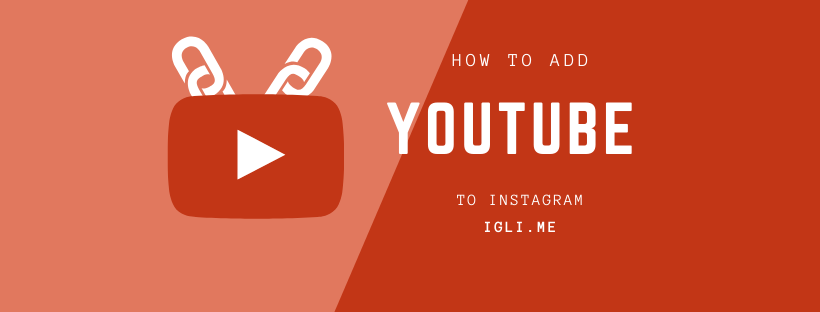 How to add Youtube link to Instagram