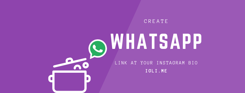 How to add WhatsApp link to Instagram